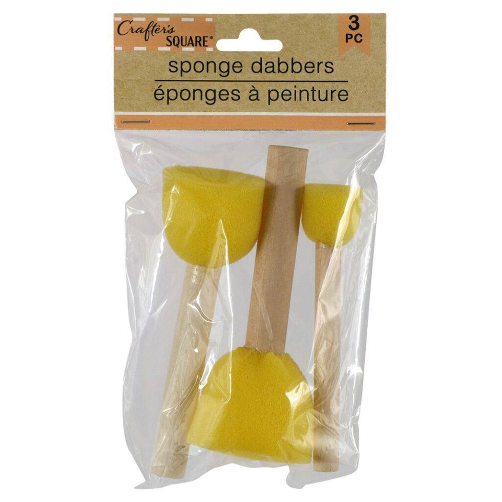 Crafter's Square Paint Sponge Dabbers, 3ct. Packs Blossom Global Store